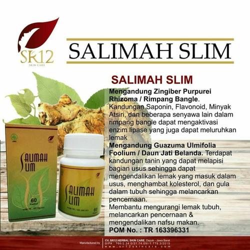Foto Produk AMPUH!!! SALIMAH SLIM SR12 /OBAT PELANGSING DIET dari HerbalSR12