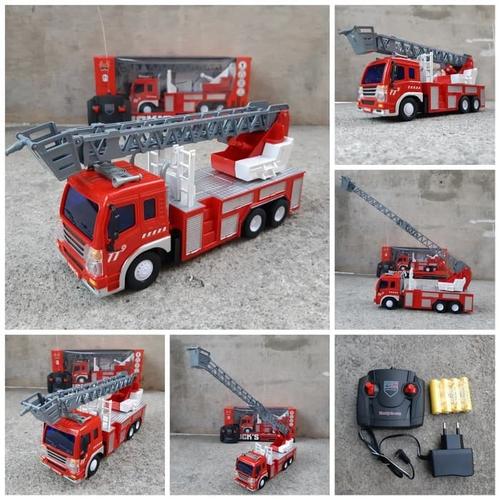 Foto Produk RC Car Fire Rescue-Remote Control Mainan Anak Mobil Pemadam Kebakaran dari kedai zazahra