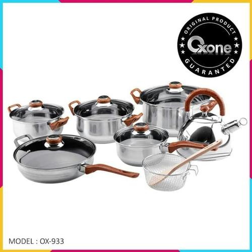 Gambar OXONE OX-933 Panci Eco Cookware Set Oxone 12+2Pcs - PANCI OXONE dari Bintang_Dapur undefined Tokopedia
