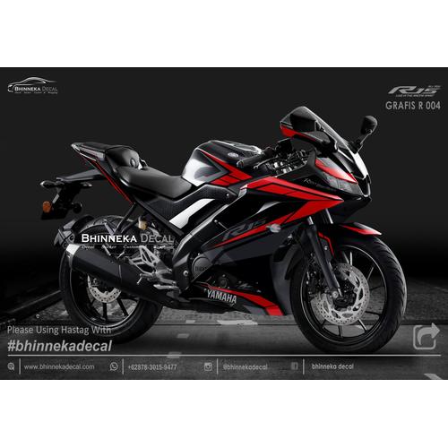Jual DECAL STIKER YAMAHA R15 V3 GRAFIS 