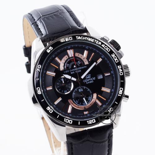 Jual Jam Tangan Edifice EFR-520L-1AV Kulit EFR520 EFR-520 Chrono