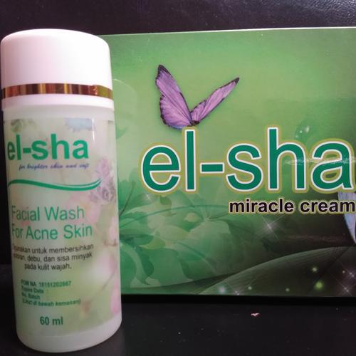 Foto Produk Facial Wash Acne Elsha ORI 100% dari el-sha miracle cream
