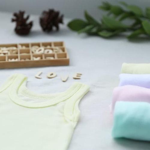 Foto Produk CUIT Kaos Dalam Anak Singlet Bayi - Paket 3 Warna - Size Newborn dari shinta store23