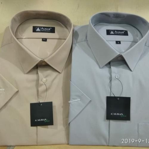 Foto Produk ALISAN JUMBO POLOS lengan pendek warna C1 dan A1 size 16,5,17,17,5. dari Resti muthia