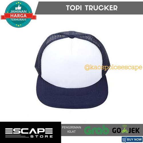 Jual Topi SNAPBACK Jaring Trucker Polos 