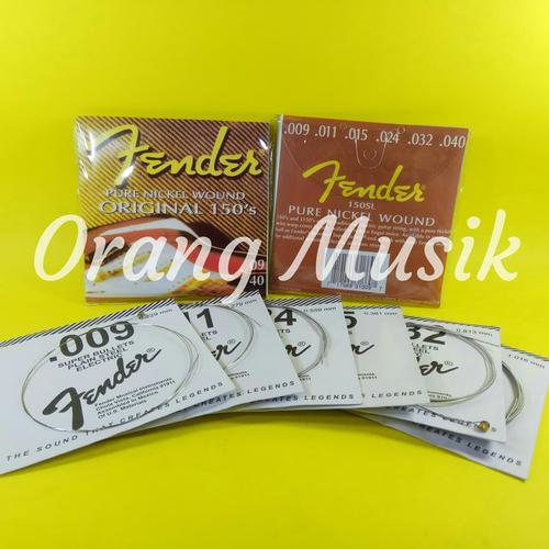 Gambar Senar Gitar Elektrik Fender 009 dari Orang Musik Kota Tangerang Selatan Tokopedia