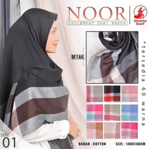 Foto Produk Hijab jilbab segi empat syari (jumbo) noor syar'i by umama dari Sa'adah Hijab Fashion