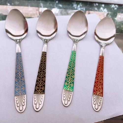 Foto Produk sendok makan stainles motif batik ( isi 12 pcs ) dari jay acc
