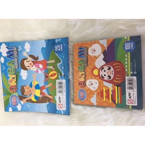 Foto Produk HOT SALE Kertas Lipat Warna Origami Besar SINAR DUNIA (25 lembar) dari Marco Defaro Galleryz