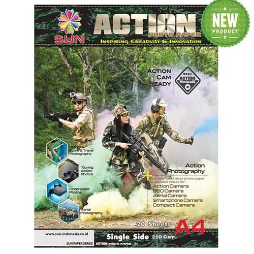 Foto Produk HOT SALE Kertas Foto SUN Action Photo Paper 210 A4 - Putih dari Marco Defaro Galleryz
