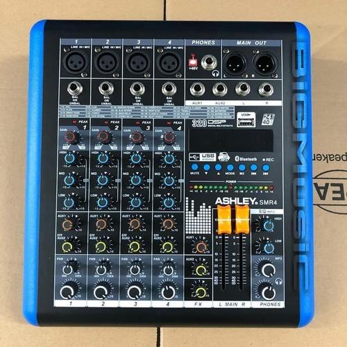 Jual Mixer Ashley SMR 4 Original 4 Channel Bluetooth SMR4 Jakarta
