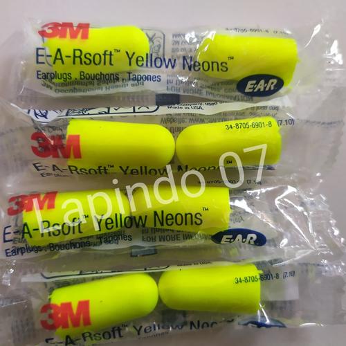 Foto Produk 3m Yellow Neon Ear-plug/ Plindung Telinga Dari Debu Saat Kerja dari lapindo 07
