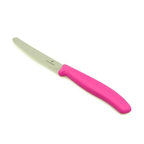 Foto Produk Victorinox Pisau Wavy Edge Knife 11cm Pink Green 11 cm dari SteampowFIN