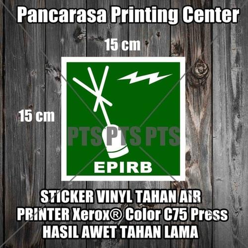 Jual STICKER EPIRB STIKER SAFETY SIGN IMO SURABAYA Kota Surabaya