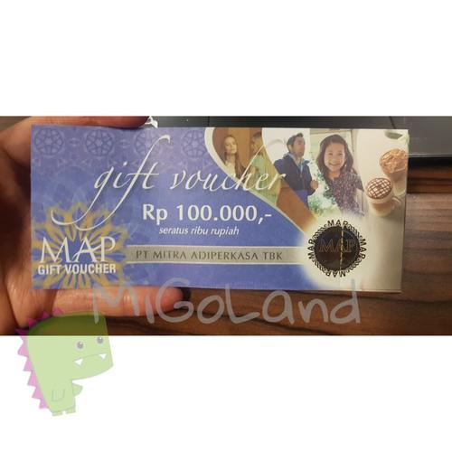 Foto Produk Voucher Gift MAP 100rb Pecahan 100rb dari MiGo land