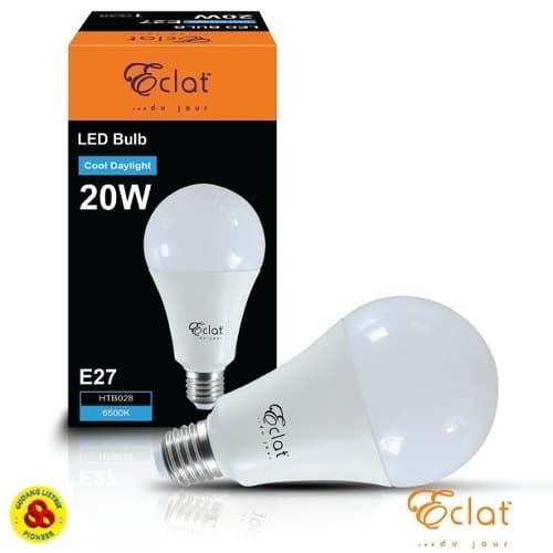 eclat led bulb 20w putih e27 bohlam lampu led 20 watt cdl 220v