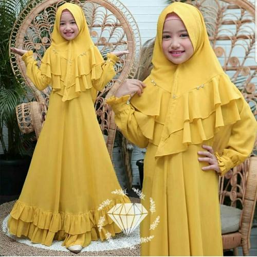 Foto Produk Syari Gamis Maryanti Kids dari HER'Z SHOP