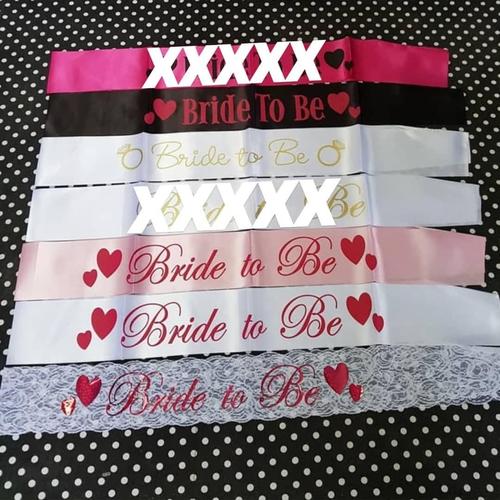 Foto Produk SASH BRIDE TO BE/ SELEMPANG BRIDE TO BE/ PERLENGKAPAN BRIDAL SHOWER dari esslshop