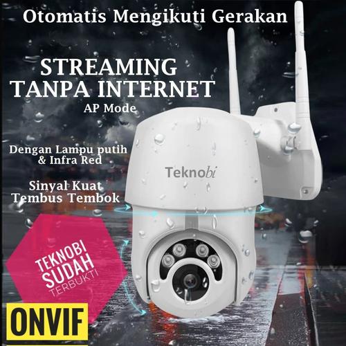 Foto Produk Teknobi IP CAMERA CCTV WIFI PTZ AUTO TRACKING Mengikuti Gerakan Cloud dari Asyam Weiseman
