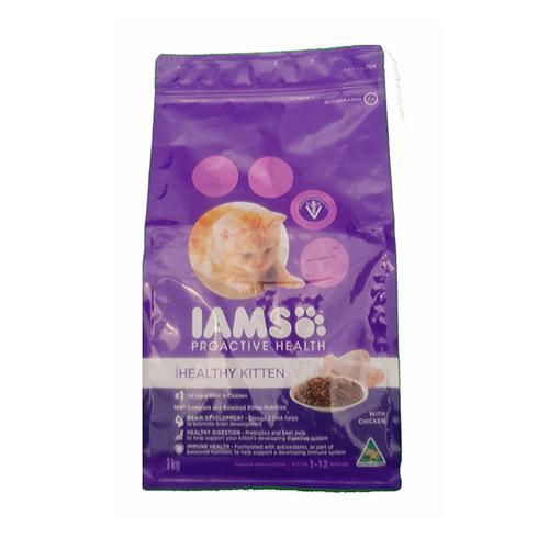 Gambar iams proactive health 1 kg kitten healthy kitten chicken dari F.J. Pet Shop Jakarta Timur Tokopedia