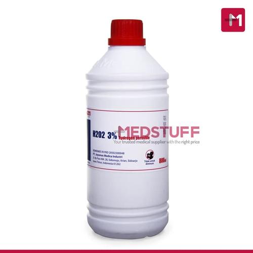 Foto Produk Hidrogen Peroksida H2O2 Hydrogen Peroxide 3 800Ml Promo dari maura fam