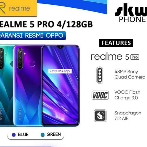 Foto Produk Realme 5 Pro 4/128 GB GARANSI RESMI - Biru dari SKW PHONE