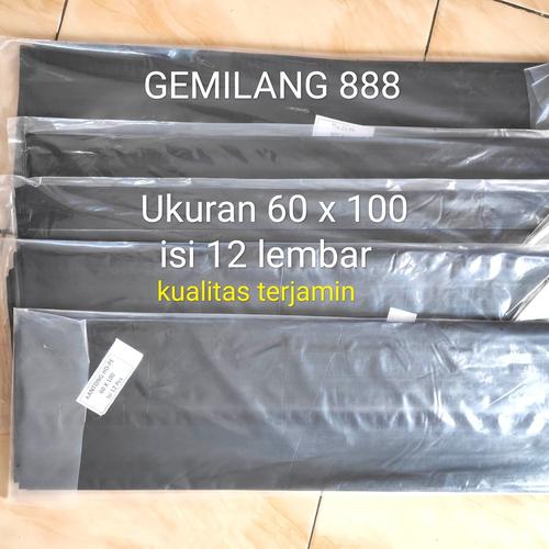 Foto Produk plastik sampah,trash bag, plastik hitam,kantong plastik sampah 60x100 dari Gemilang 888