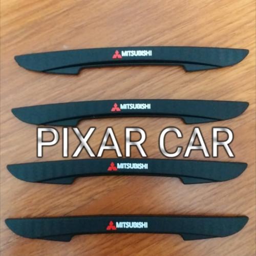 Foto Produk Door Guard Pelindung Mobil Carbon Logo Mitsubishi Mirage dari Pixar Car Aksesoris
