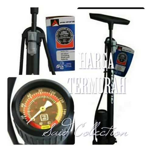 Foto Produk Pompa Sepeda Avand Pressure Meter Alloy Hitam dari Said Colletion