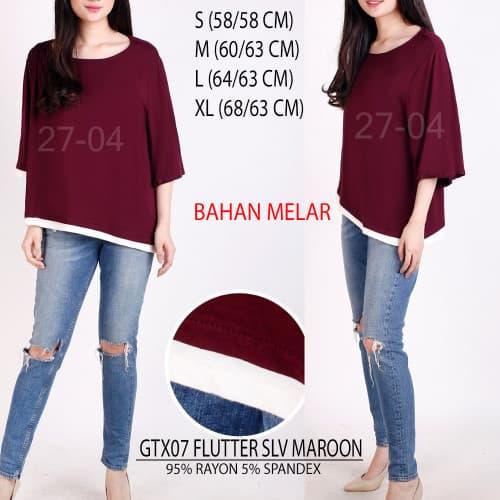 Foto Produk SALE Baju Branded Wanita Blouse Merk GOTTEX, Grey, maroon, peacock dari Lauviie Shop