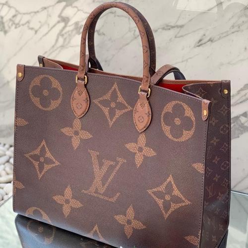 Jual bag LV ONTHEGO monogram GIANT CANVAS brown - Jakarta Utara - Shinny  Bagss | Tokopedia