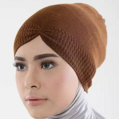 Foto Produk Ciput Rajut Risty 2 in 1 dari HATISHOP