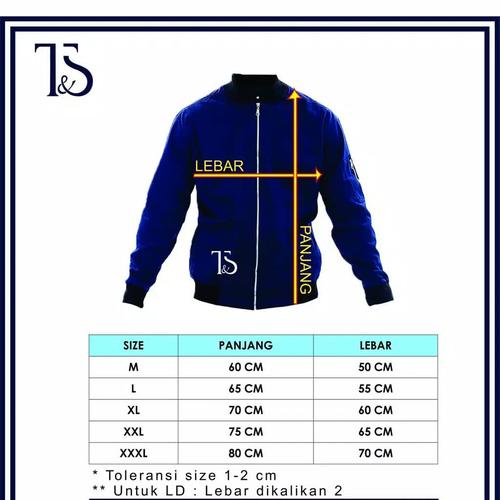 ukuran sweatshirt
