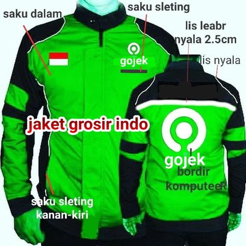 Foto Produk jaket gojek MOTOR waterprof - Hijau, M dari jaketgrosirindo