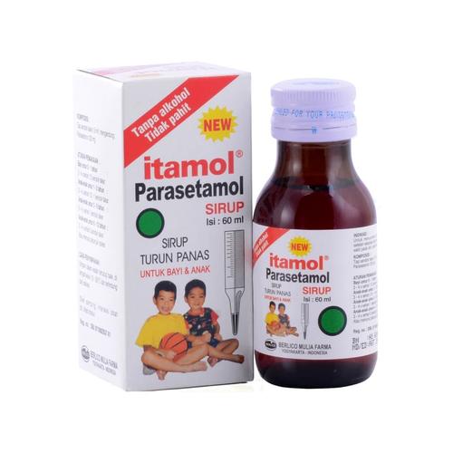 Jual Itamol Sirup 60 Ml Paracetamol Demam Panas Kab Grobogan Mitra Sehat Indonesia Tokopedia