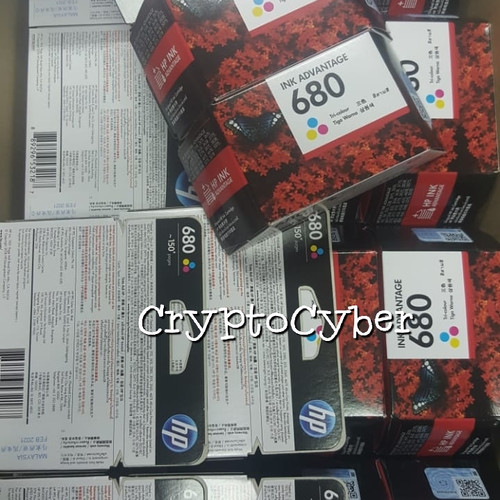 Gambar Catridge HP 680 Black dan Colour - Hitam dari Cryptocyber Kota Surabaya Tokopedia