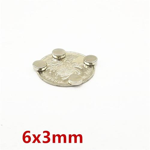 Foto Produk LEDERE 100pcs Magnets 6x3 N35 Super Disc 6x3mm Cylinder Rare Earth dari Bluesky__store