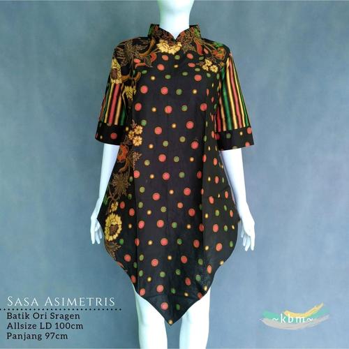 Foto Produk Tunik asimetris batik sragenan Sasa dari Batik Sri