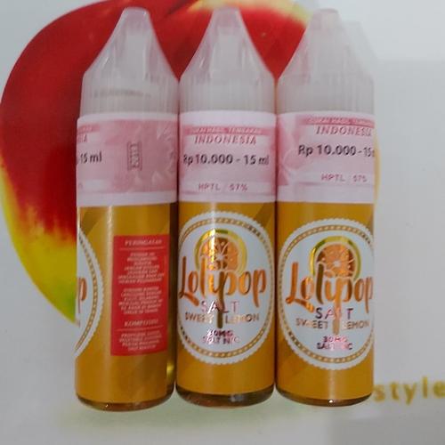 Foto Produk SALT LOLIPOP LOLLIPOP TRILOGY LEMON SALT 30 MILI dari Distributor Vaping