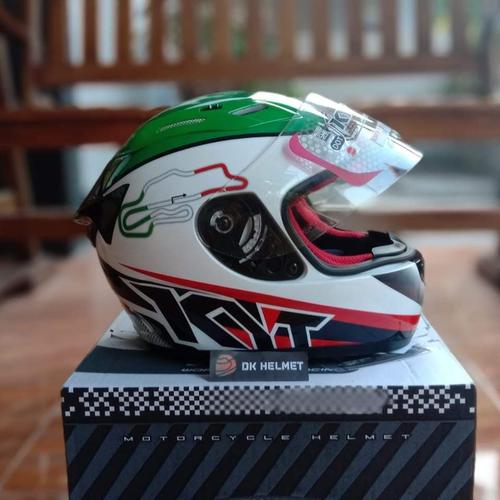 Jual Helm KYT RC7 Seri 15 Italy White 