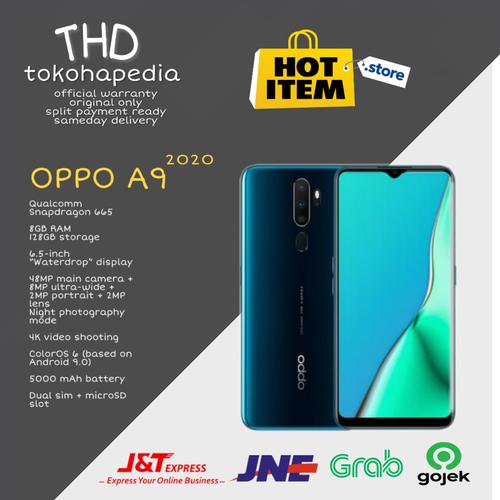 Foto Produk OPPO A9 2020 128GB (8GB RAM) Garansi Resmi Indonesia dari tokohapedia