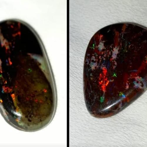 Foto Produk Paket Liontin Black Opal dari Emas Logam Mulia