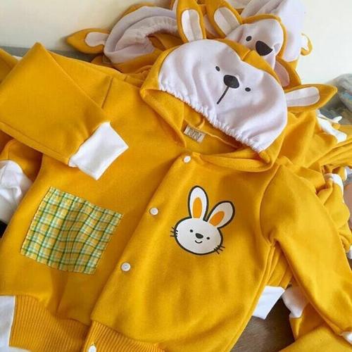 Foto Produk JAKET HOODIE "size s" TOPI ANAK BAYI BALITA - Size S dari Sweetmood