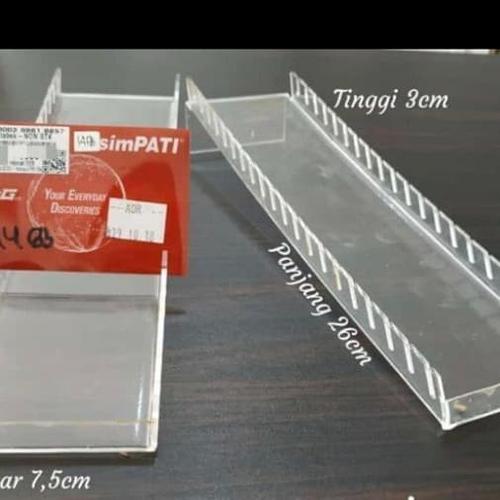 Jual Akrilik/Display Kartu Perdana 21 