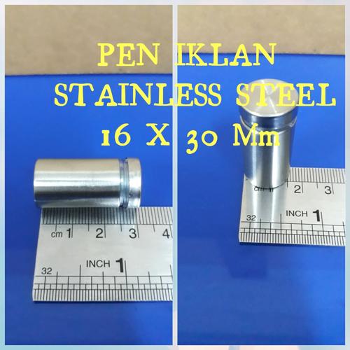 Jual Pen Iklan /Baut Display Acrylic/Kaca uk 16x30 mm - Jakarta Pusat ...