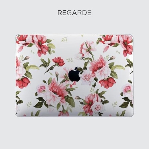 Foto Produk Terhot Pinky Floral Macbook Case Pro Air Retina Touchbar 11 13 15 dari Markus Sutiono
