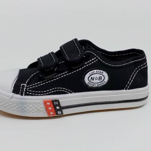 Foto Produk sepatu anak sekolah perekat low hitam putih TK SD SMP import murah - 32 dari Kenzo Toys