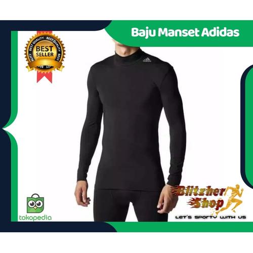 Jual Baju Manset Panjang Baselayer Pria Adidas Tanpa Lubang Jari Jempol Jakarta Barat Blitzhershop Tokopedia
