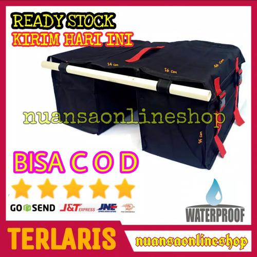 Foto Produk Tas Obrok Pos Kurir Motor Kargo Waterproof dari Nuansa Online Shop