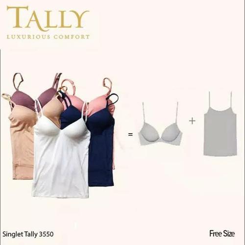 Foto Produk TALLY Tanktop Singlet Busa 3550 Bahan MODAL dari Gallerieku